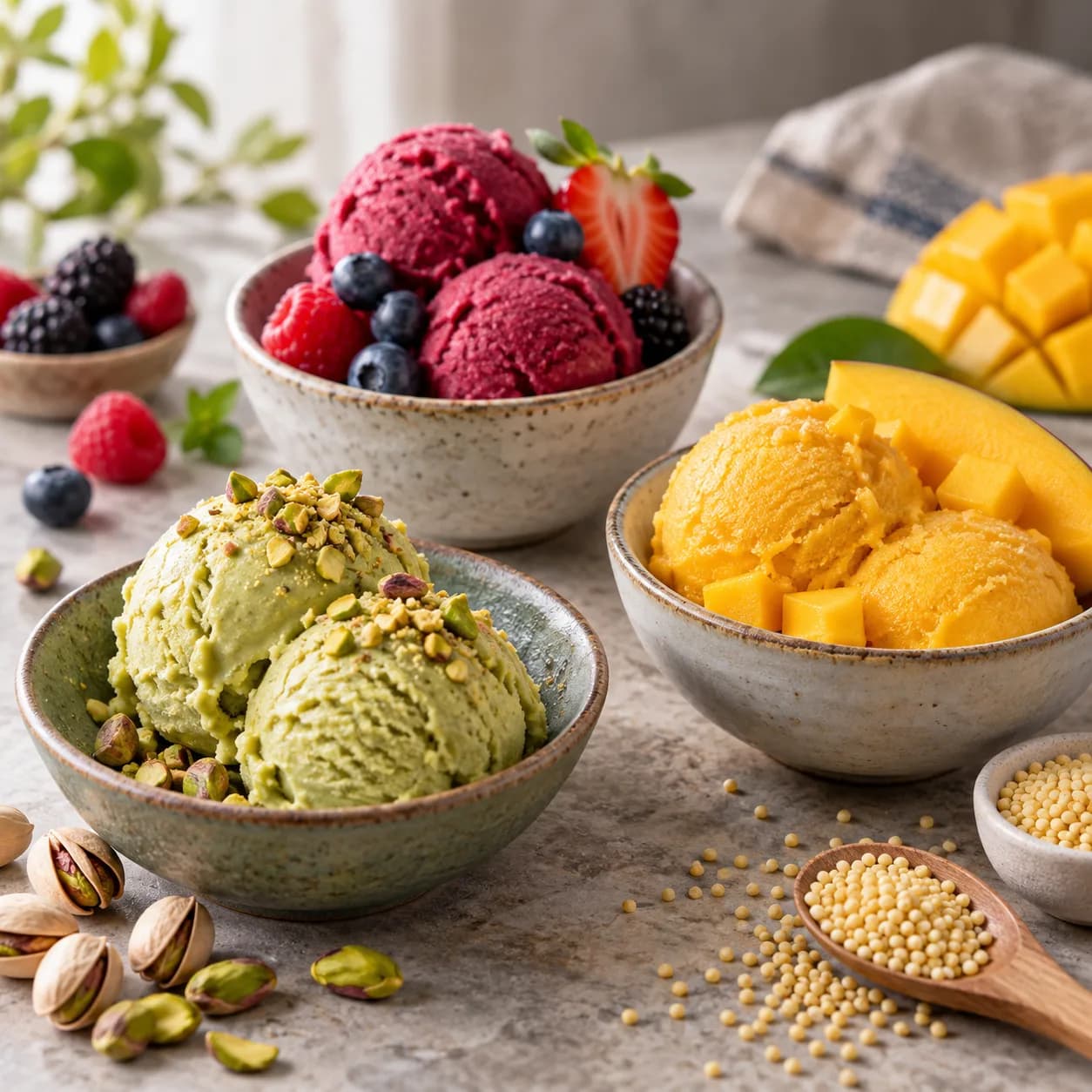 Illustrative image for Professional Exotic, Natural & Millet Ice Cream Masterclass course
